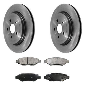 DuraGo® - Plain Rear Brake Kit with Ceramic Pads