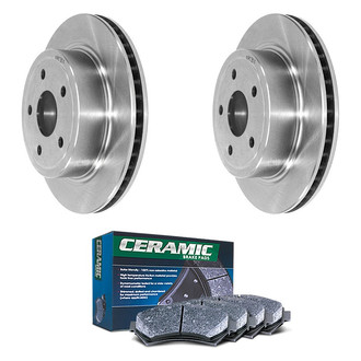DuraGo® - Plain Rear Brake Kit with Ceramic Pads