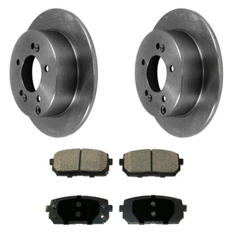 DuraGo® - Plain Rear Brake Kit with Ceramic Pads