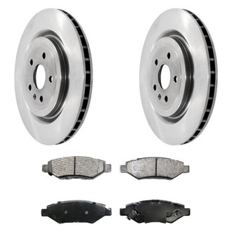 DuraGo® - Plain Rear Brake Kit with Ceramic Pads