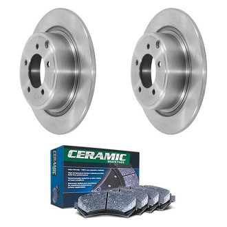 DuraGo® - Plain Rear Brake Kit with Ceramic Pads