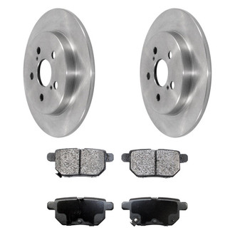DuraGo® - Plain Rear Brake Kit with Ceramic Pads