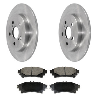 DuraGo® - Plain Rear Brake Kit with Ceramic Pads