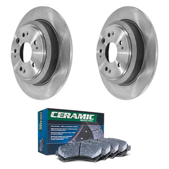 DuraGo® - Plain Rear Brake Kit with Ceramic Pads