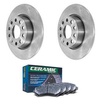 DuraGo® - Plain Rear Brake Kit with Ceramic Pads