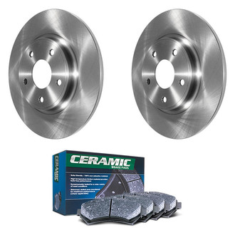 DuraGo® - Plain Rear Brake Kit with Ceramic Pads