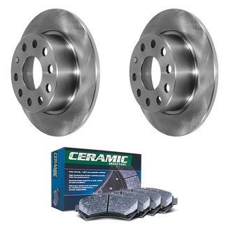 DuraGo® - Plain Rear Brake Kit with Ceramic Pads
