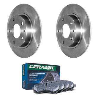 DuraGo® - Plain Rear Brake Kit with Ceramic Pads
