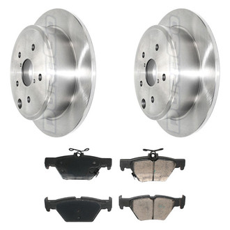 DuraGo® - Plain Rear Brake Kit with Ceramic Pads