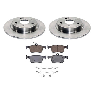 DuraGo® - 1-Piece Plain Brake Kit with Ceramic Brake Pads