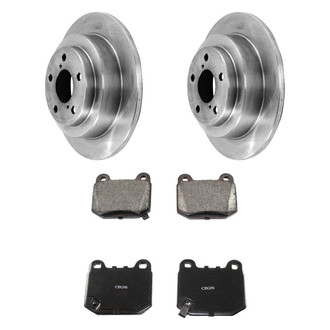DuraGo® - Premium™ Plain Brake Kit with Semi-Metallic Pads