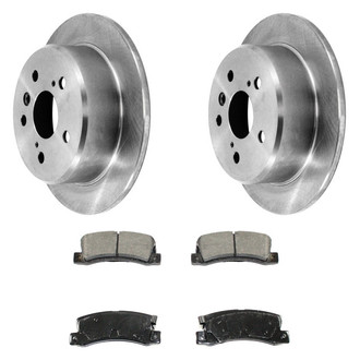 DuraGo® - Premium™ Plain Brake Kit with Semi-Metallic Pads