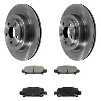 DuraGo® - Premium™ Plain Brake Kit with Semi-Metallic Pads