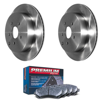 DuraGo® - Premium™ Plain Rear Brake Kit with Semi-Metallic Pads