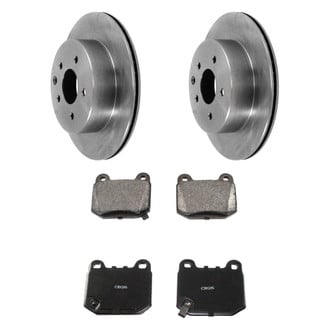 DuraGo® - Premium™ Plain Brake Kit with Semi-Metallic Pads