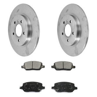 DuraGo® - Premium™ Plain Brake Kit with Semi-Metallic Pads