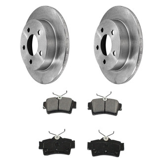 DuraGo® - Premium™ Plain Rear Brake Kit with Semi-Metallic Pads