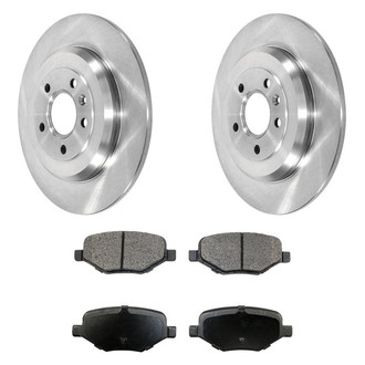 DuraGo® - Premium™ Plain Rear Brake Kit with Semi-Metallic Pads