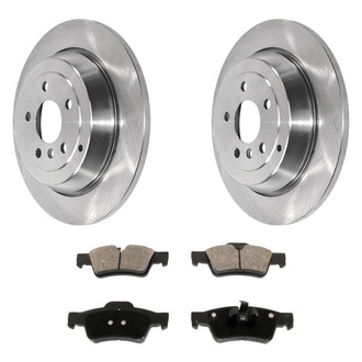 DuraGo® - Premium™ Plain Rear Brake Kit with Semi-Metallic Pads
