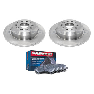 DuraGo® - Premium™ Plain Rear Brake Kit with Semi-Metallic Pads