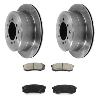 DuraGo® - Plain Rear Brake Kit with Ceramic Pads