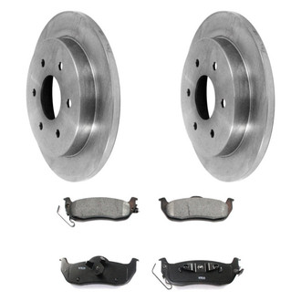 DuraGo® - Plain Rear Brake Kit with Ceramic Pads