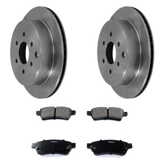 DuraGo® - Plain Rear Brake Kit with Ceramic Pads