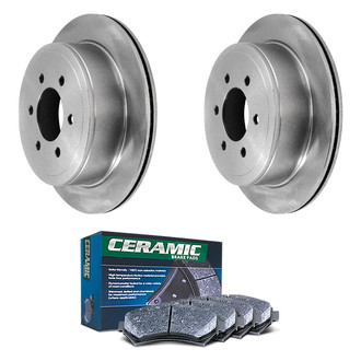 DuraGo® - Plain Rear Brake Kit with Ceramic Pads