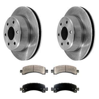 DuraGo® - Plain Rear Brake Kit with Ceramic Pads