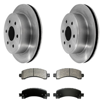 DuraGo® - Plain Rear Brake Kit with Ceramic Pads