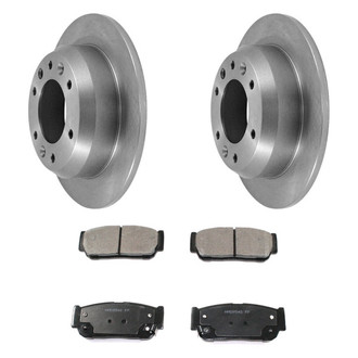 DuraGo® - Plain Rear Brake Kit with Ceramic Pads