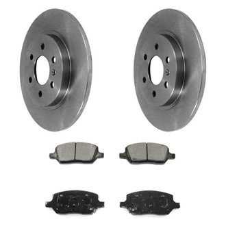 DuraGo® - Premium™ Plain Brake Kit with Semi-Metallic Pads