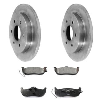 DuraGo® - Premium™ Plain Rear Brake Kit with Semi-Metallic Pads