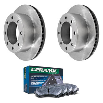 DuraGo® - Plain Rear Brake Kit with Ceramic Pads