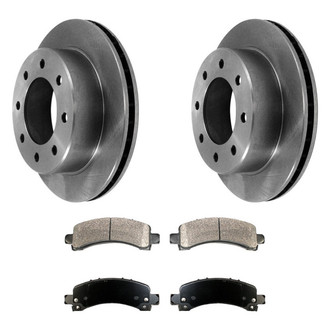 DuraGo® - Plain Rear Brake Kit with Ceramic Pads