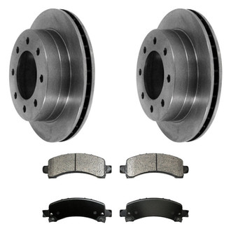 DuraGo® - Plain Rear Brake Kit with Ceramic Pads