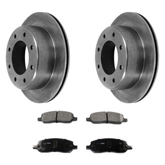 DuraGo® - Plain Rear Brake Kit with Ceramic Pads