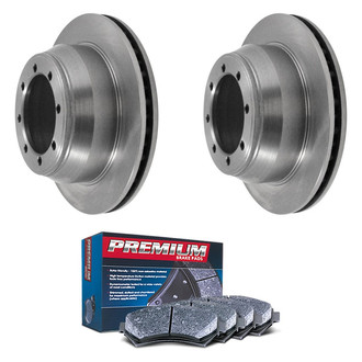 DuraGo® - Premium™ Plain Rear Brake Kit with Semi-Metallic Pads