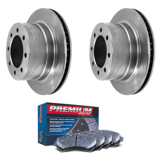 DuraGo® - Premium™ Plain Rear Brake Kit with Semi-Metallic Pads