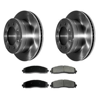 DuraGo® - Premium™ Plain Rear Brake Kit with Semi-Metallic Pads