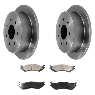 DuraGo® - Plain Rear Brake Kit with Ceramic Pads