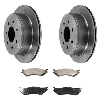DuraGo® - Plain Rear Brake Kit with Ceramic Pads