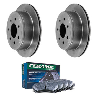 DuraGo® - Plain Rear Brake Kit with Ceramic Pads