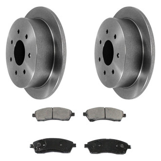 DuraGo® - Plain Rear Brake Kit with Ceramic Pads