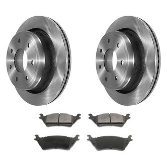 DuraGo® - Plain Rear Brake Kit with Ceramic Pads