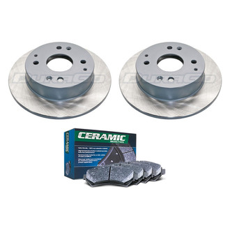 DuraGo® - Titanium Series Plain Rear Brake Kit with Ceramic Pads