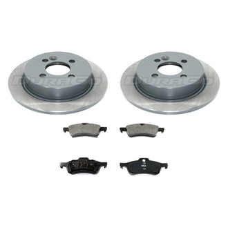 DuraGo® - Titanium Series Plain Rear Brake Kit with Ceramic Pads