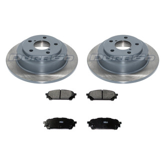 DuraGo® - Titanium Series Plain Rear Brake Kit with Ceramic Pads