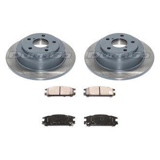 DuraGo® - Titanium Series Plain Rear Brake Kit with Ceramic Pads