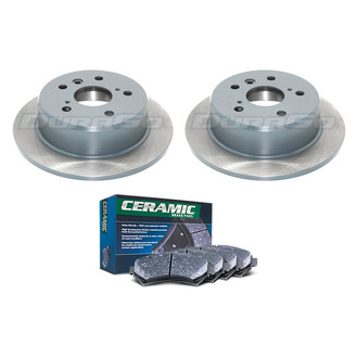 DuraGo® - Titanium Series Plain Rear Brake Kit with Ceramic Pads